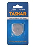 taskar 28 mm Rotary cutter Olfa lame per ecc., confezione da 5