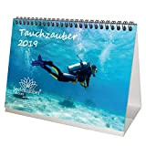 tauchza Uber · DIN A5 · PREMIUM – Calendario/Calendario da tavolo 2019 · · sott' acqua immersioni · pesci · Mare · Set Regalo ...