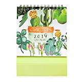Tavolo calendario planner mini calendario planner 2019 desk-top fare la lista del calendario cactus