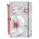 Ted Baker mini notebook con penna, Chelsea rose
