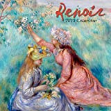 The Gifted Stationery - Calendario da parete mensile 2023 Renoir, 30,5 x 30,5 cm, 16 mesi, per casa e ufficio, ...