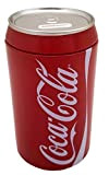The Tin Box Company Coca Cola Can Bank con coperchio rimovibile, rosso, Modello:660227-12