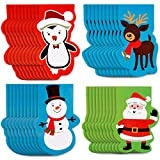 THE TWIDDLERS - 40 Block Notes Natalizi con 4 Diversi Disegni di Natale / Ideale Come regalini per riempire Calze, ...