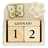 THUN - Calendario Perpetuo Da Tavolo - Living, Arredare La Casa - Idea Regalo - Linea Prestige - Ceramica, Mese ...