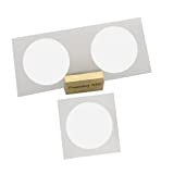 Timeskey NFC Adesivi RFID ISO14443A 13,56 MHz 25mm Diametro Rotondo Classic 1K RFID Tag NFC (Confezione da 50)