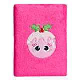 Tinc Christmas Pudding - Taccuino morbido in formato A6, motivo: budino, colore: rosa