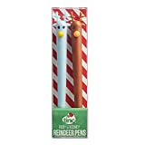 Tinc Simpatico set di penne natalizie con renna – Confezione da due penne natalizie – Riempitivi per calze, REINDPEN, nero
