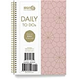 to Do List Daily Task Checklist Planner Time Management Notebook by Bright Day non datato Flex Cover Organizer a spirale ...