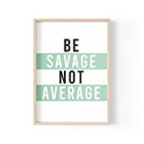 Tongue in Peach Stampa divertente con citazioni | Stampe per la casa | Be Savage Not Average | Estetic Wall ...