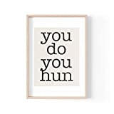 Tongue in Peach Stampa divertente con citazioni | Stampe per la casa | You Do You Hun | Motivational Wall ...