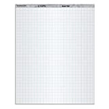 tops standard Easel Pads, 3-hole Punched, 68,6 x 86,4 cm, bianco, 50 fogli/Pad 2-Count 1-Inch Grid