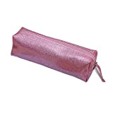 toruiwa Astuccio PU Astuccio glitter con chiusura lampo cosmetici borsa 20 * 6 * 6 cm 20 * 6 * 6CM Rosa