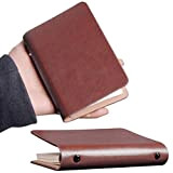 Toyvian PU A7 Pocket Planner Notebook Block Notes Foglio di lavoro portatile a fogli mobili Lista di controllo per l'Home ...