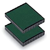 Trodat - Cuscinetti di ricambio 6/4924 per timbri Trodat Printy 4924, 4940, 4724 e 4740, confezione da 2, colore verde
