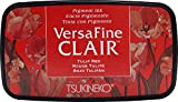 Tsukineko Red Tulip Versafine Clair-Tampone d'inchiostro, Materiale Sintetico, Rosso, 5.6 x 9.7 x 2.3 cm