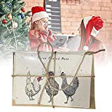 Twelve Days of Christmas Card Set di 12 carte di Natale Quirky Funny Christmas Cards, Conto alla rovescia Custom Greeting ...