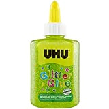 UHU Glitter Glue Bottle 88,5ml verde