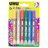 UHU Glitter Glue Original 6x10ml