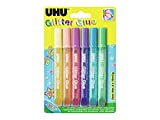 UHU Glitter Glue Shiny 6x10ml