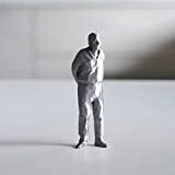 Umarell - Statuetta 3d da scrivania - (Silver)