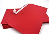 umschlag-discount – buste lettere di alta qualità in color rosso scuro senza finestrella per spedizioni, inviti & Co - 100 ...