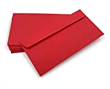 umschlag-discount – buste lettere di alta qualità in color rosso scuro senza finestrella per spedizioni, inviti & Co - 50 ...