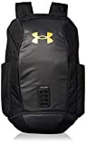 Under Armour Men's Contain Backpack , Black (001)/Metallic Gold Luster , One Size Fits All
