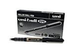 Uni-Ball Eye Broad UB-150-10 - Penna a sfera, punta da 1 mm, inchiostro nero, confezione da 12