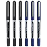 Uni-ball Eye Micro Ub-150 - Penna a inchiostro gel, 0,5 mm, confezione da 6 – 3 x nero, 3 x ...