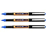 Uni-Ball Eye UB-150-10 - Penna a sfera a inchiostro liquido, 1 mm, confezione da 3, colore: blu