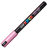 Uni Posca Pen - Ultra Fine Bullet Tip - Metallic Pink (PC-1MR)
