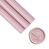 UNIQOOO Mailable - Bastoncini di ceralacca per sigillo di ceralacca – rosa polveroso, ideali per inviti di nozze, buste per ...