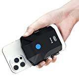 Upgraded Eyoyo QR Bluetooth Barcode Scanner, Wireless Back Clip Phone 1D 2D Bar Code Reader with Image Scanning Function Compatible ...