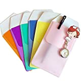 Uteruik 6Packs di Colore Diverso Camicia protettori tascabili per Pen Leaks, Classic Office Office Office for Pen Leaks