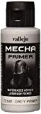 Vallejo Mecha Color - Primer in poliuretano, 60 ml, Grigio (Grey Primer)