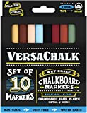 VersaChalk - Pennarelli a gesso liquido, 10 pezzi, colori classici assortiti