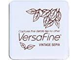 Versafine Small Ink Pads Tsukineko Instant Dry Pigment Ink, Stile Vintage, Colore: Seppia