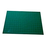 vhbw tappetino da taglio A1, verde, con retinatura compatibile con cucito, bricolage, patchwork