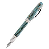 Visconti - Penna stilografica, motivo: ritratto di Van Gogh, colore: Blu Penna stilografica punta sottile