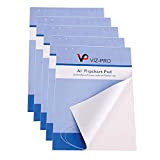 VIZ-PRO Pad per cavalletto standard, formato A1, blocco di carta, 25 fogli, 5 tamponi/confezione