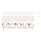 VOANZO 20Rolls Washi Tape Decorativo Washi Tape Set per il fai da te e confezioni regalo (rosa fenicottero)