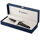 Waterman Expert Rollerball Pen | Metallic Gold Lacquer with Ruthenium Trim | Fine Point | Black Ink | With Gift ...