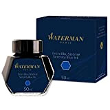 Waterman inchiostro per penna stilografica | blu sereno | bottiglia da 50 ml