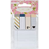 Websters Pages PA100 Color Crush Planner Sticky Notepad Accents44; Multi Color - Confezione da 5