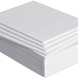 Weegoo, Pannelli in schiuma di polistirolo bianchi, formato A3, confezione da 16 pezzi, spessore di 5 mm, per lavori artigianali, ...