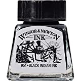 Winsor & Newton Inchiostro Colorato da Disegno 14 ml - Inchiostro Nero Indiano