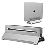Withosent Supporto Verticale Laptop in Alluminio, Regolabile Supporto Scrivania per Computer e Tablet, Supporto PC Portatile per MacBook Pro/Air, iPad, ...
