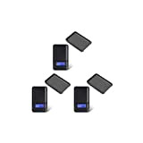 WNDUOKXH 3 Set di Display digitale LCD Bilancia Bilance portatili Gioielli Oro Elettronico ad precisione Bilancia pesapersone Conteggio risparmio energetico
