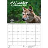 Wolfszauber - Calendario formato DIN A2 aperto – Calendario 2023 con lupo e lupi – Seelenzauber
