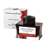 Wordsworth and Black Boccetta di inchiostro per penna stilografica (50 ml) Edizione Premium, [Papavero Mais Rosso] Inchiostro in bottiglia per ...